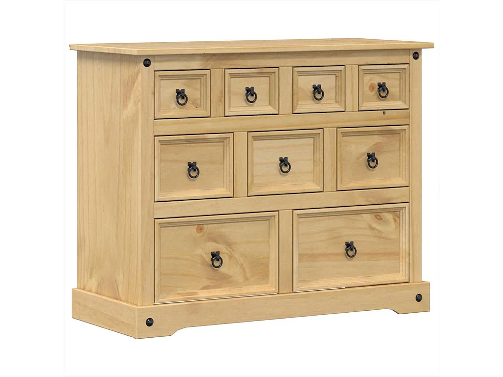 Ladekast Corona 101x45x82 cm massief grenenhout