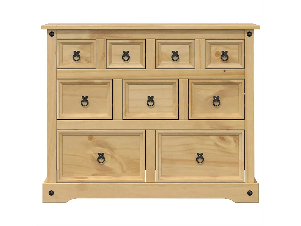 Ladekast Corona 101x45x82 cm massief grenenhout