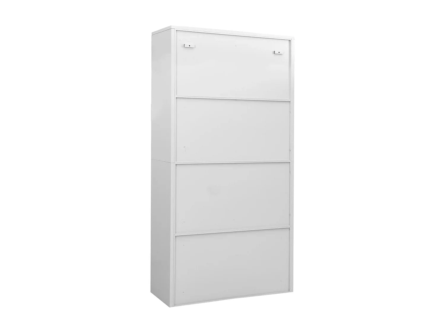 Armoire de bureau Gris clair 90x40x180 cm Acier