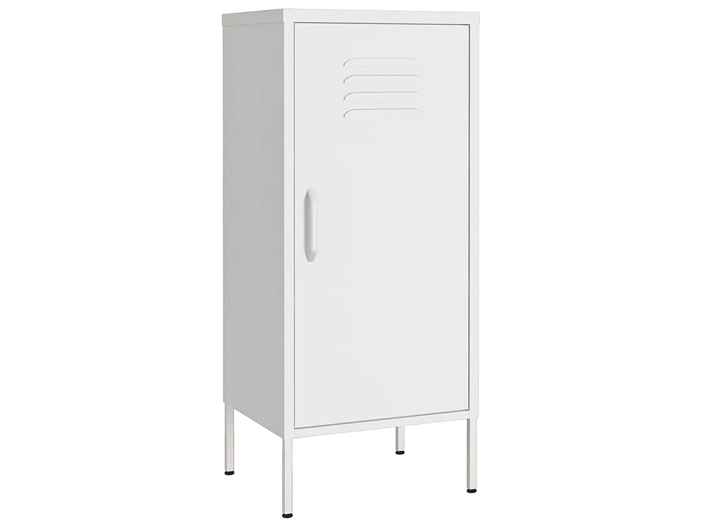 Armoire de rangement Blanc 42,5x35x101,5 cm Acier