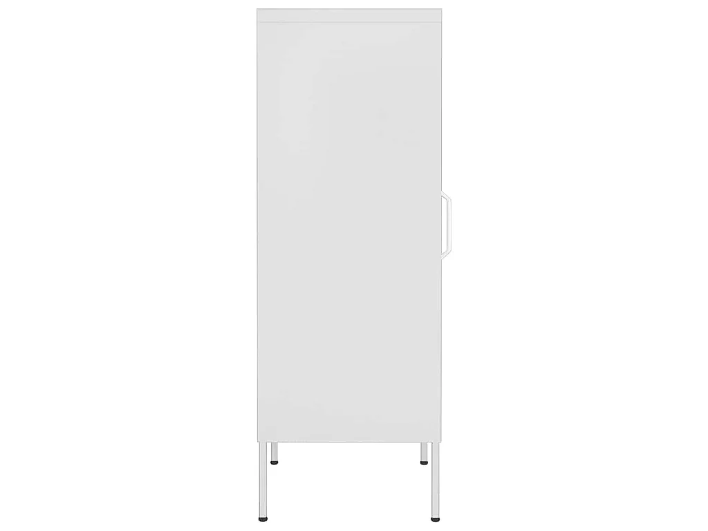 Armadietto Bianco 42,5x35x101,5 cm in Acciaio