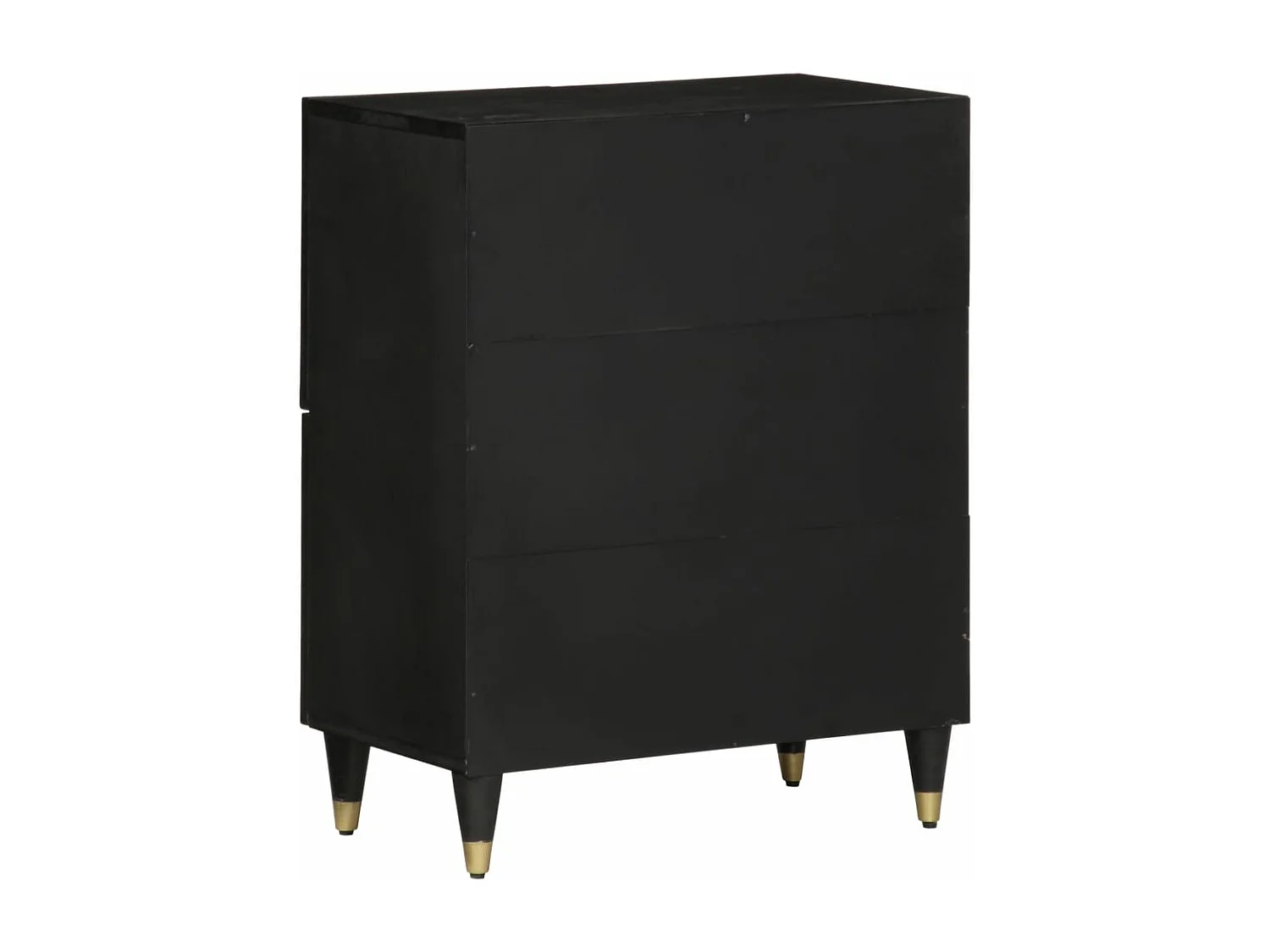 Armoire latérale 60x33x75 cm bois massif de manguier