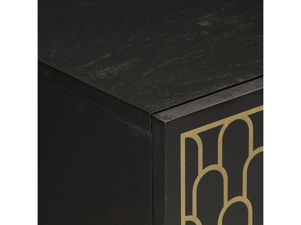 Armoire latérale 60x33x75 cm bois massif de manguier