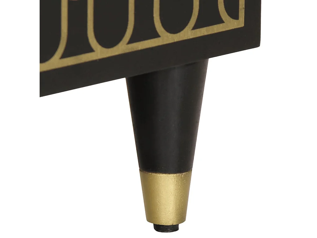 Armoire latérale 60x33x75 cm bois massif de manguier