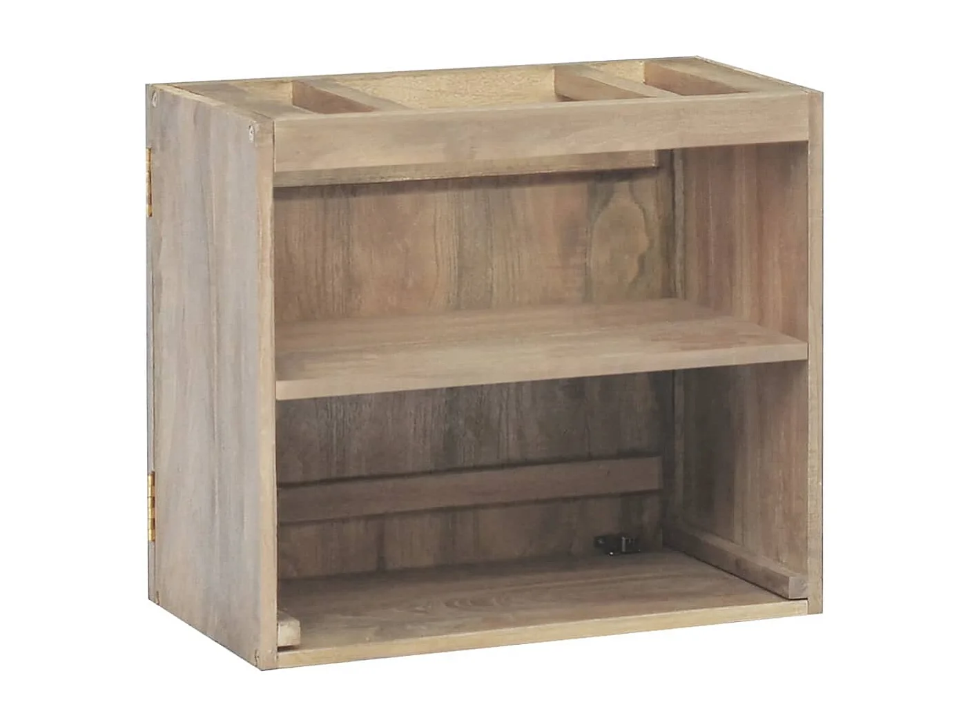 Armoire murale de salle de bain 45x30x40 cm Bois de teck solide