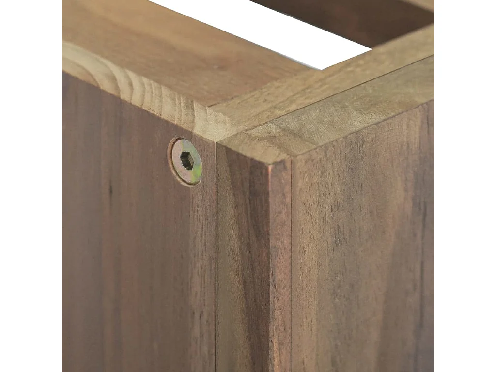 Armoire murale de salle de bain 45x30x40 cm Bois de teck solide