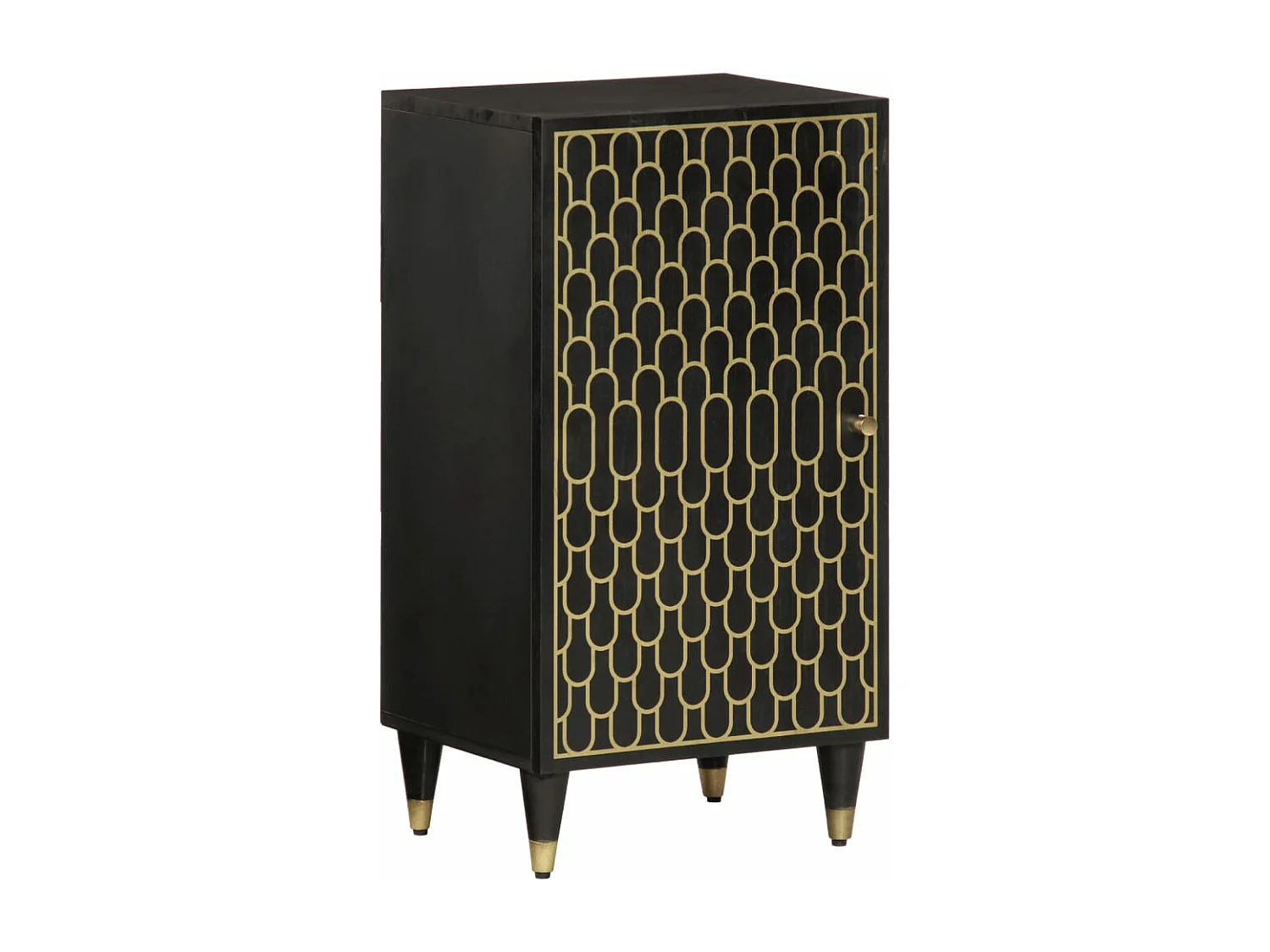 Armoire latérale 40x33x75 cm bois massif de manguier