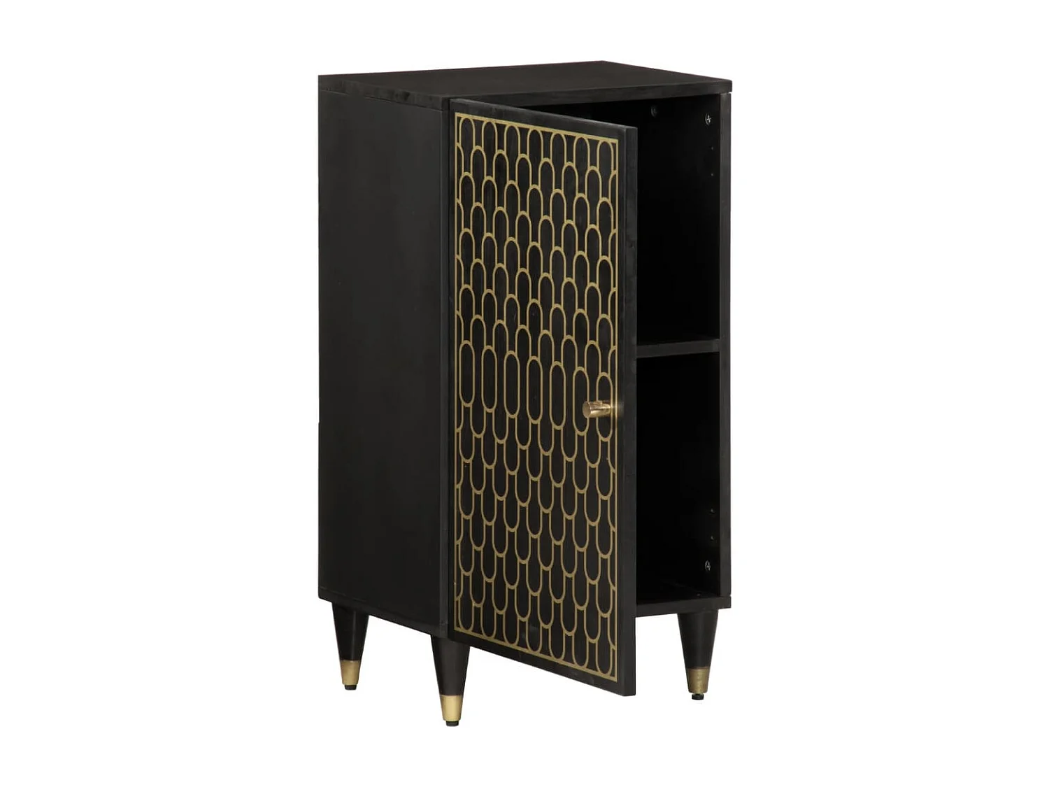 Armoire latérale 40x33x75 cm bois massif de manguier