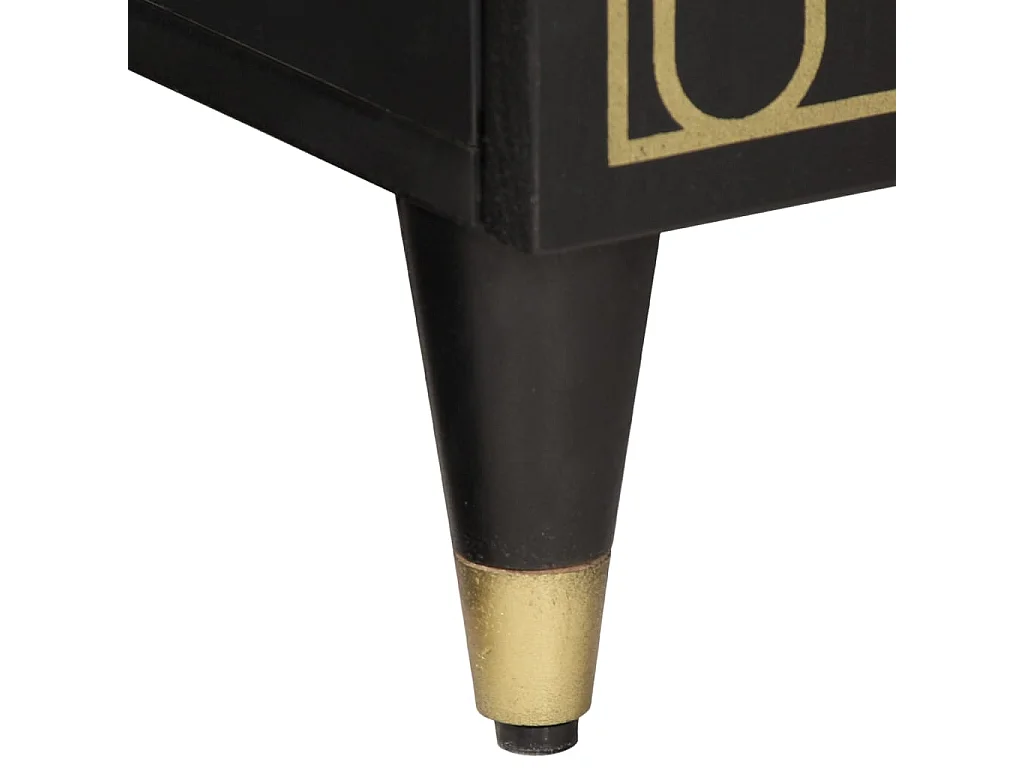 Armoire latérale 40x33x75 cm bois massif de manguier