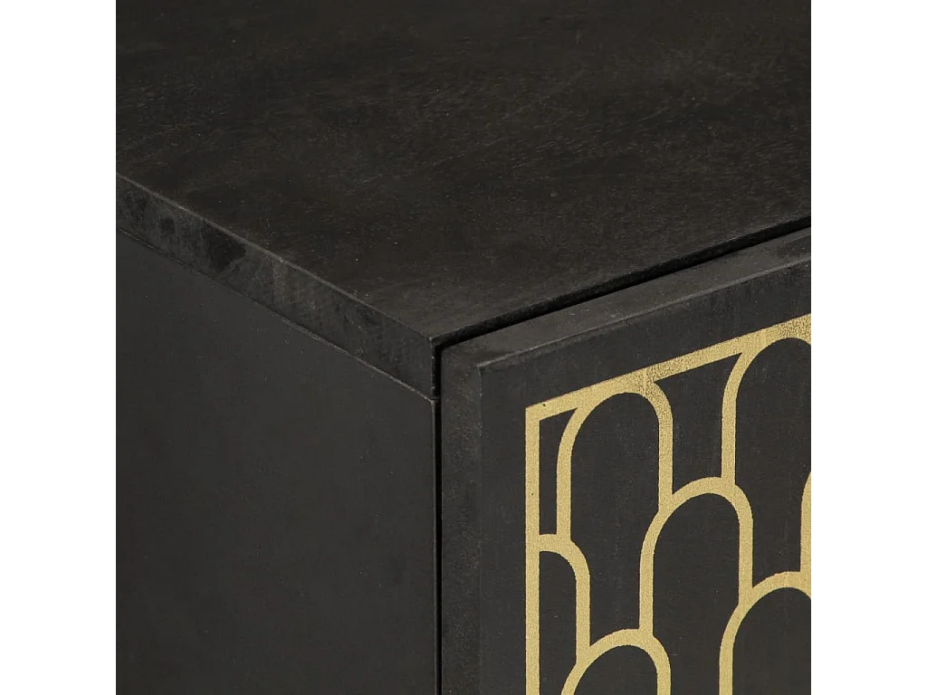 Armoire latérale 40x33x75 cm bois massif de manguier