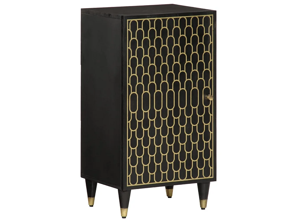 Armoire latérale 40x33x75 cm bois massif de manguier