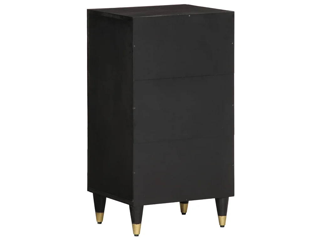 Armoire latérale 40x33x75 cm bois massif de manguier