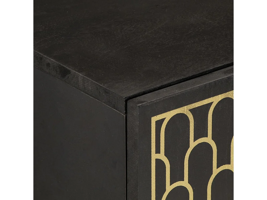 Armoire latérale 40x33x75 cm bois massif de manguier