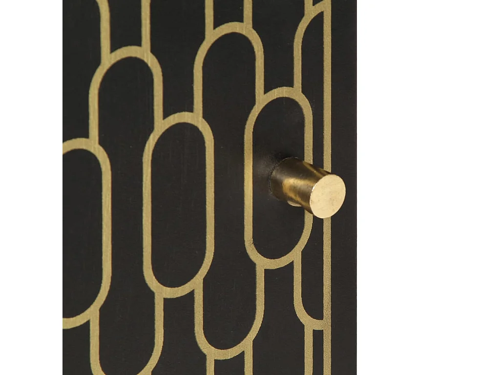 Armoire latérale 40x33x75 cm bois massif de manguier