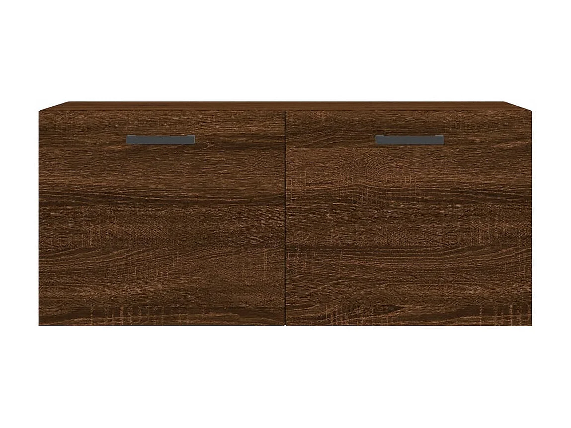 Armoire murale chêne marron 80x36,5x35 cm bois d'ingénierie