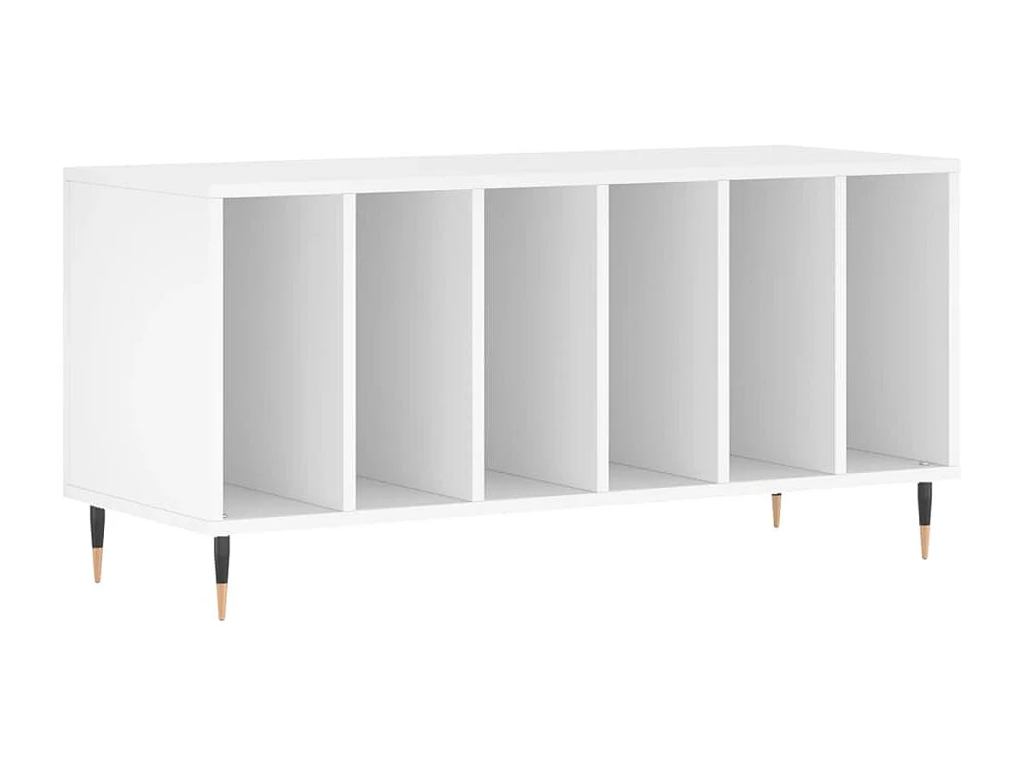 Plattenschrank Weiß 100x38x48 cm Holzwerkstoff