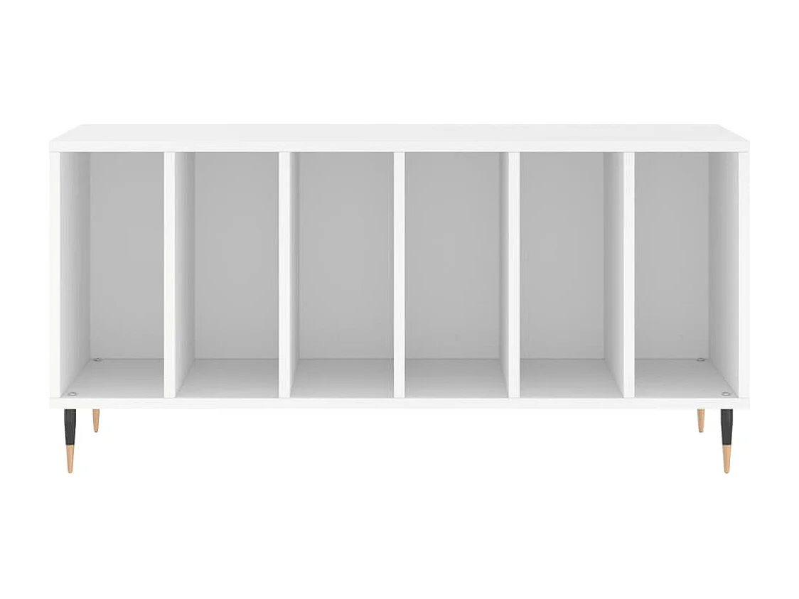 Armoire à disques blanc 100x38x48 cm bois d'ingénierie
