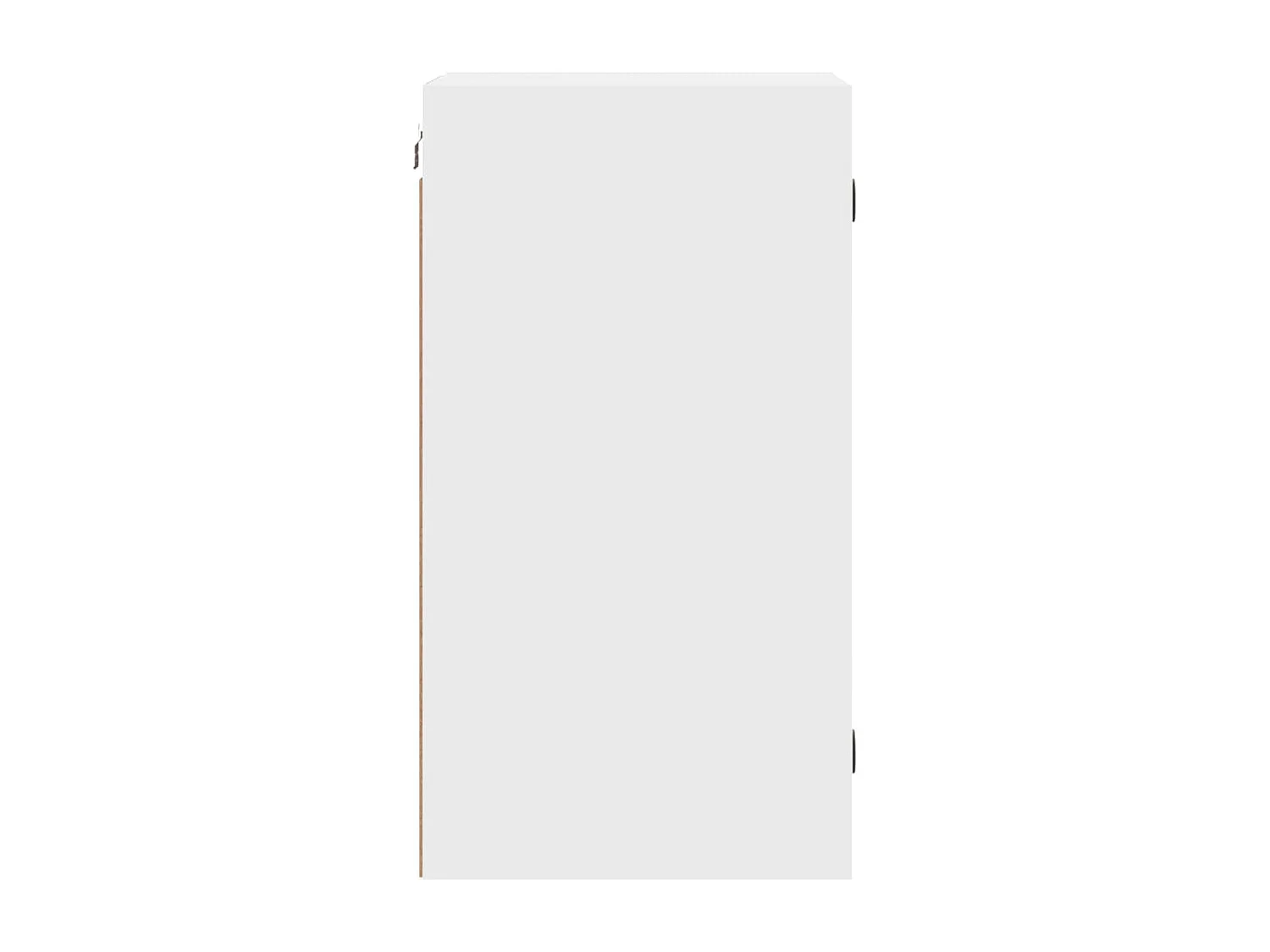 Wandschrank mit Glastüren Weiß 35x37x68,5 cm