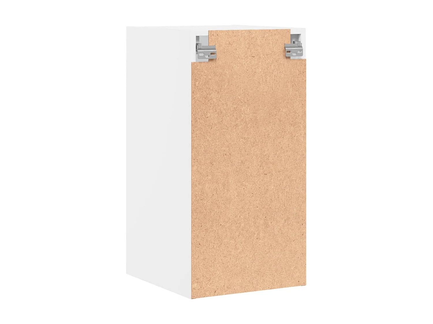 Wandschrank mit Glastüren Weiß 35x37x68,5 cm