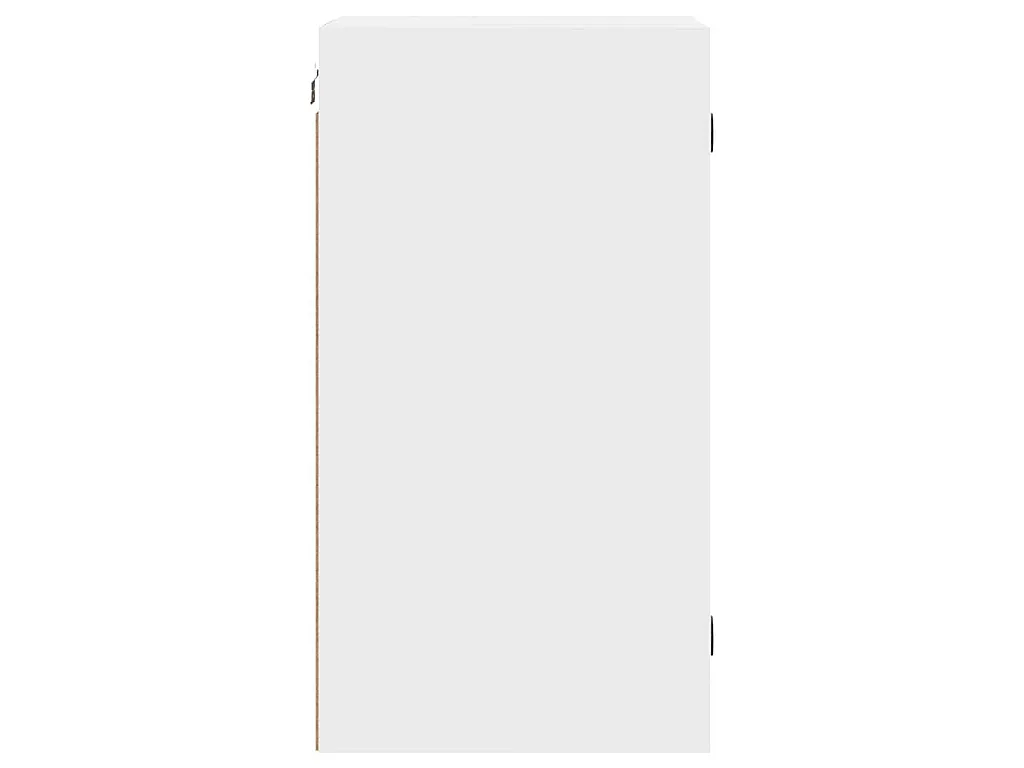 Armoire murale avec portes en verre blanc 35x37x68,5 cm