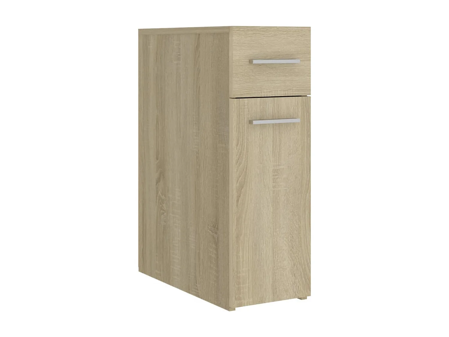 Armario boticario madera contrachapada color roble 20x45,5x60cm