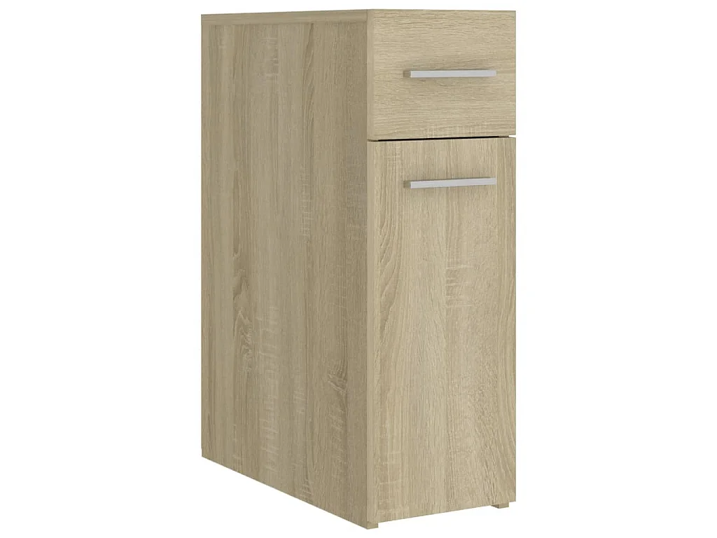 Armadietto da Farmacia Rovere Sonoma 20x45,5x60 cm Multistrato