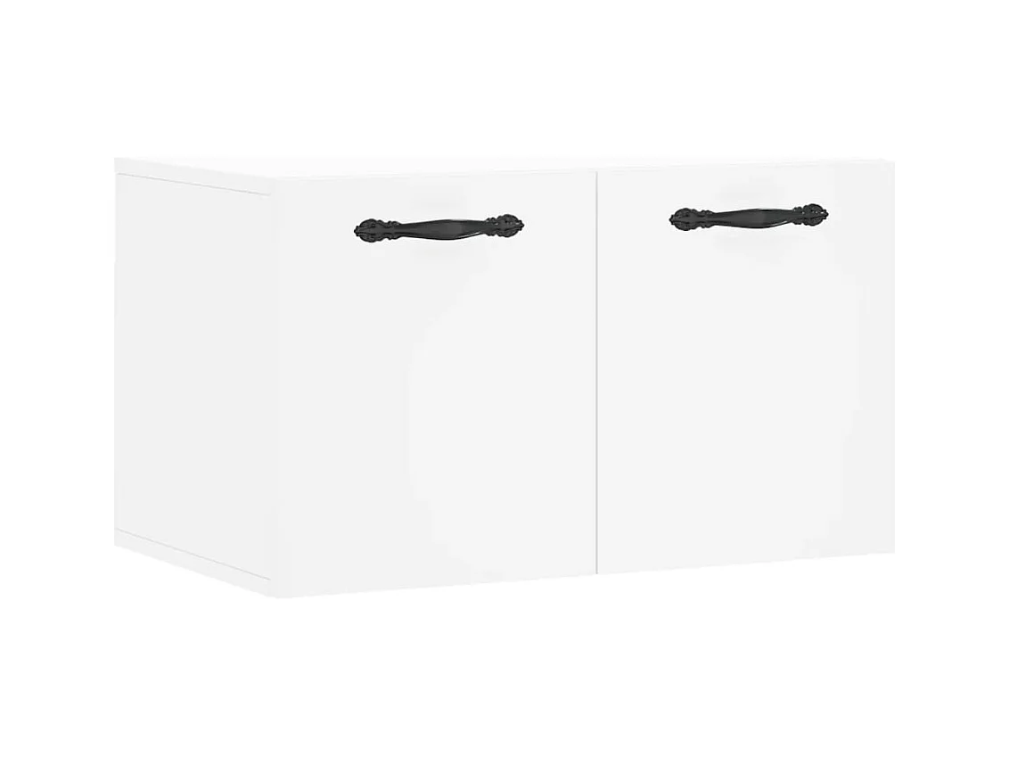 Armoire murale Blanc 60x36,5x35 cm Bois d'ingénierie