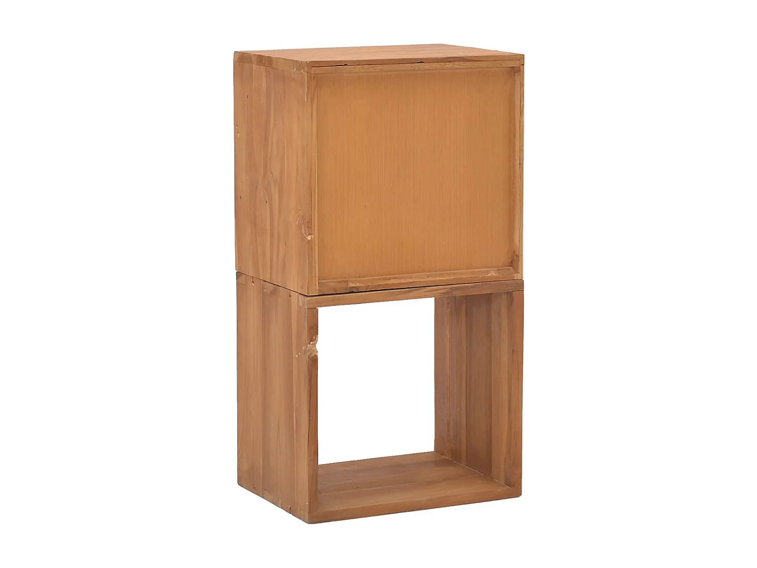 Mesa de cabeceira 40x30x76 cm madeira de teca maciça