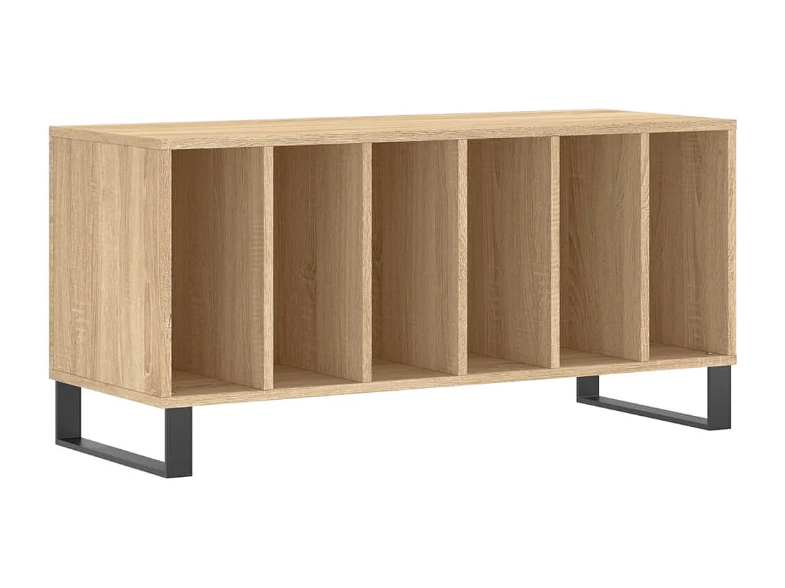 Armoire à disques chêne sonoma 100x38x48 cm bois d'ingénierie