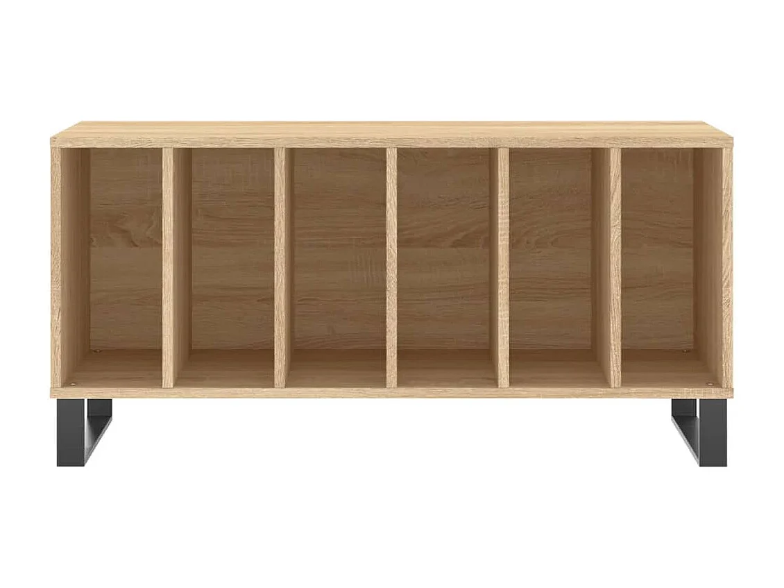 Armoire à disques chêne sonoma 100x38x48 cm bois d'ingénierie
