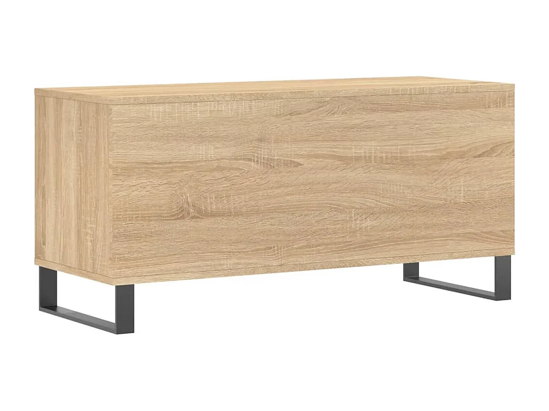 Armoire à disques chêne sonoma 100x38x48 cm bois d'ingénierie
