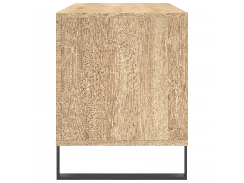Armoire à disques chêne sonoma 100x38x48 cm bois d'ingénierie