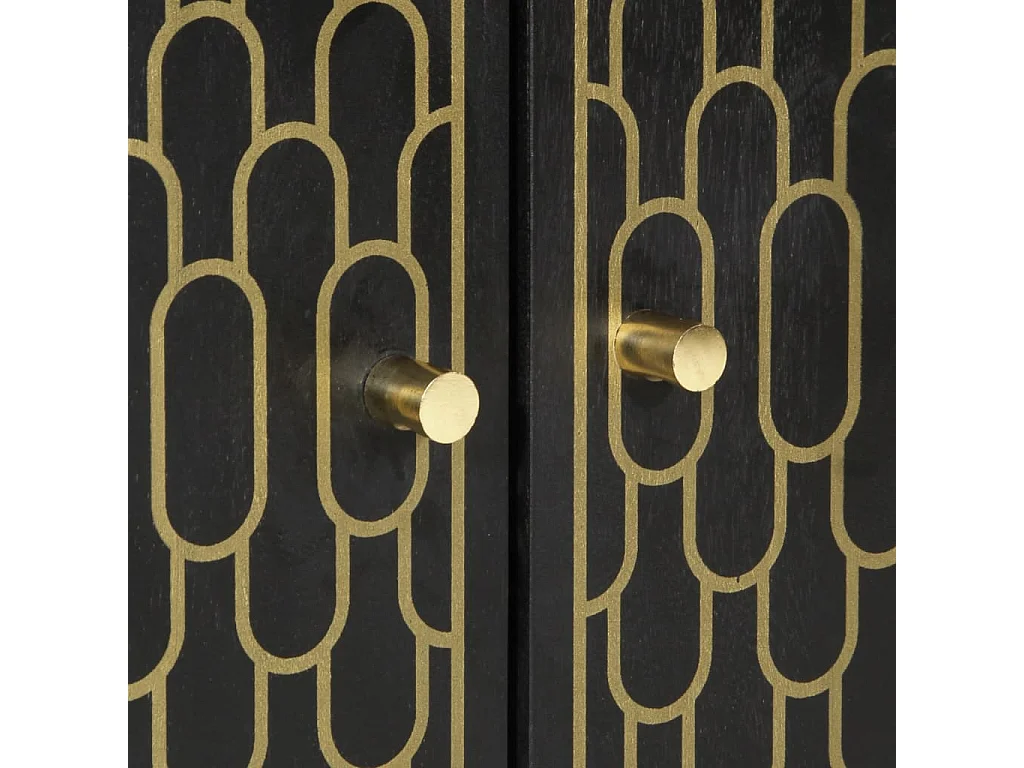 Armoire latérale 60x33x75 cm bois massif de manguier