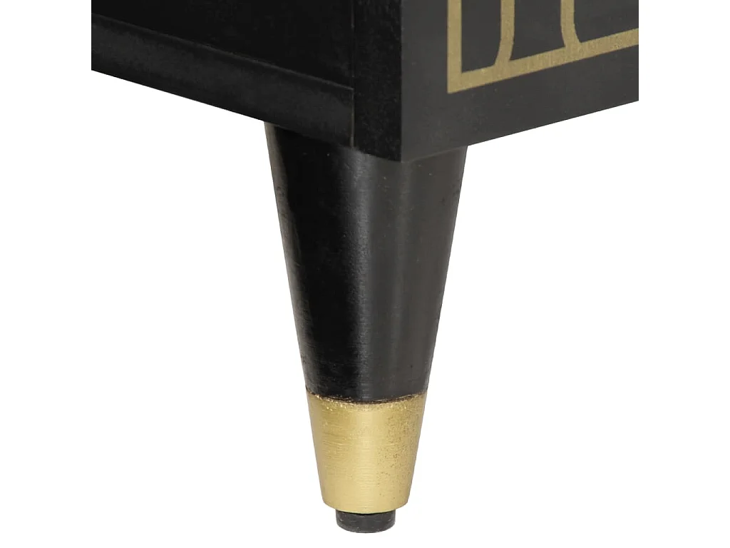 Armoire latérale 60x33x75 cm bois massif de manguier