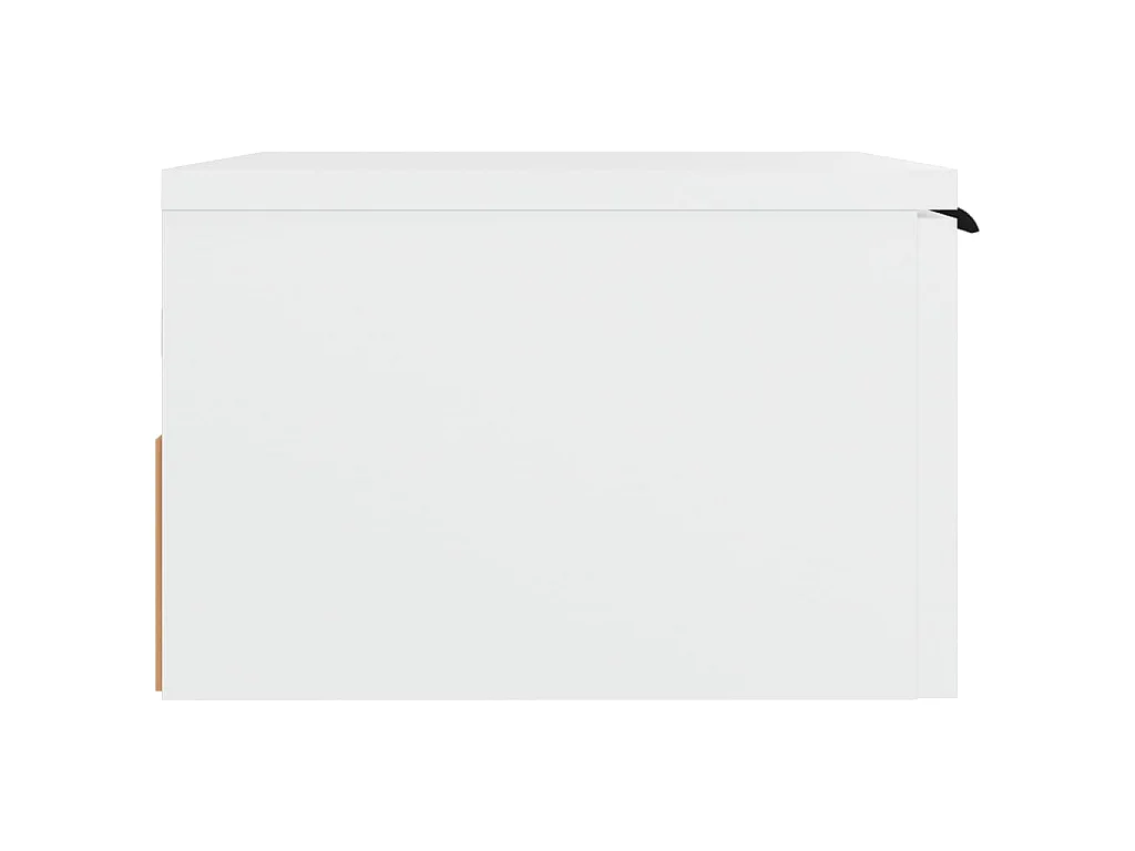 Comodini a Muro 2 pz Bianchi 34x30x20 cm