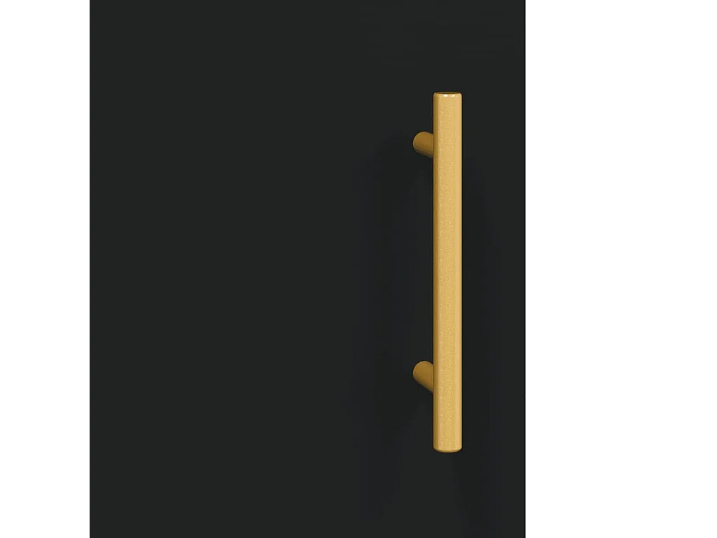 Armoire murale noir 60x31x60 cm bois d'ingénierie