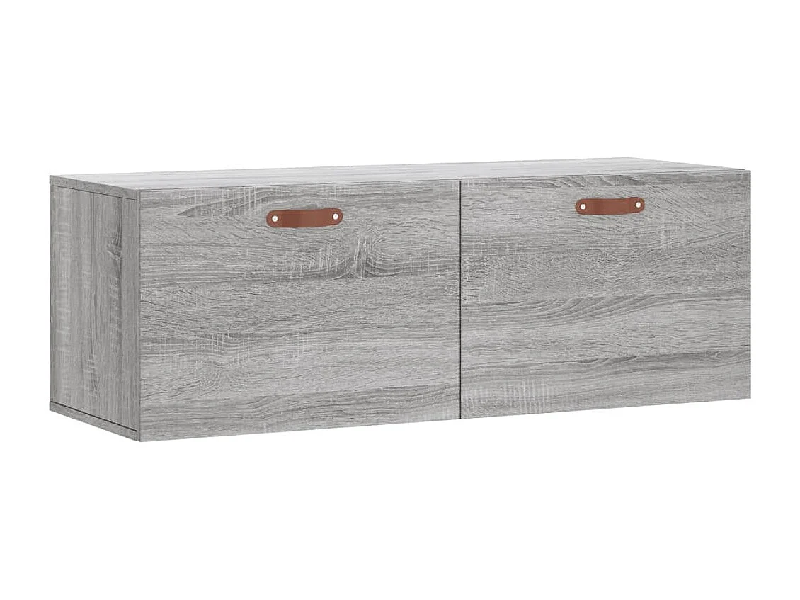 Armoire murale sonoma gris 100x36,5x35 cm bois d'ingénierie