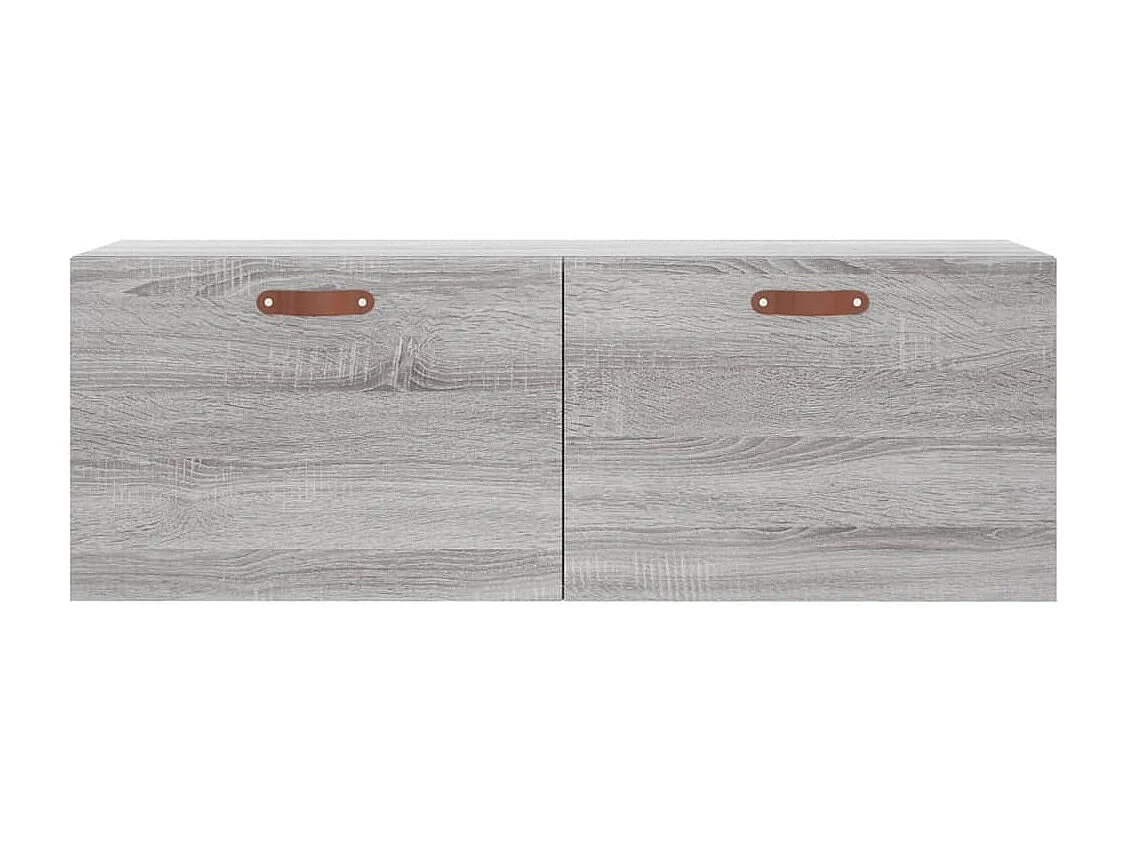 Armoire murale sonoma gris 100x36,5x35 cm bois d'ingénierie