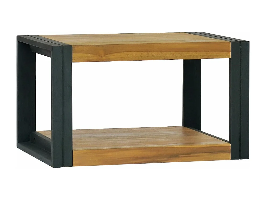 Badkamerwandkast 60x45x35 cm massief teakhout