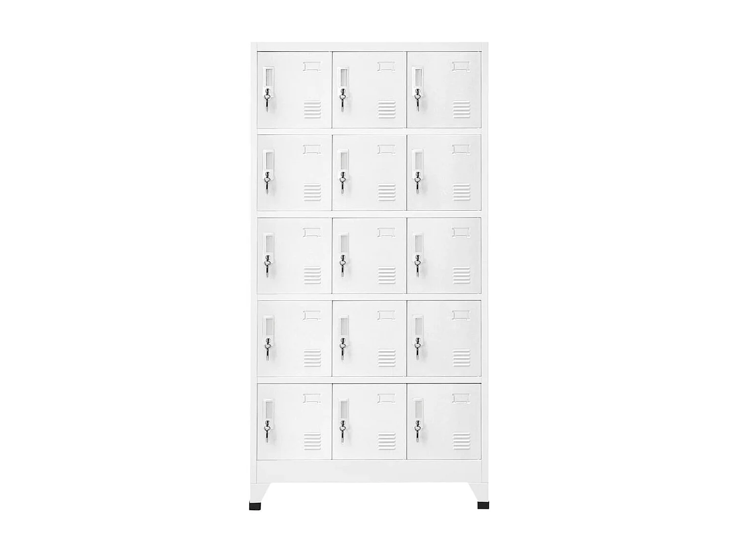 Armoire à casiers Gris clair 90x40x180 cm Acier