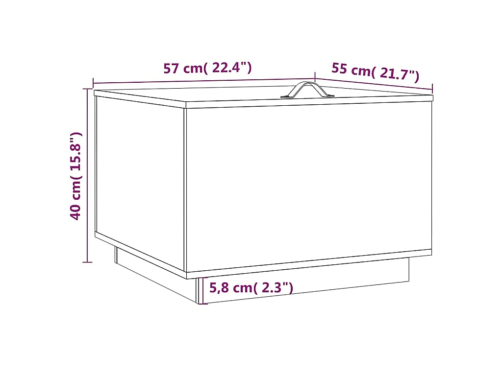 Cajas de almacenaje con tapa 3 pzas madera maciza pino blanca