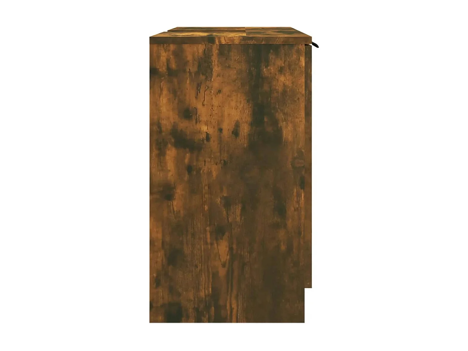 Armoire de bain Chêne fumé 64,5x33,5x59 cm Bois d'ingénierie