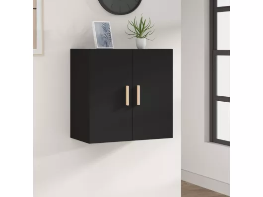 Kauf Unique Wandschrank Schwarz 60x30x60 cm Holzwerkstoff