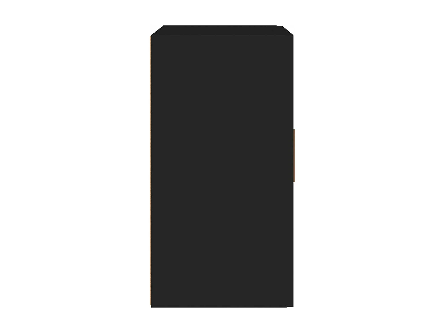 Wandkast 60x30x60 cm bewerkt hout zwart