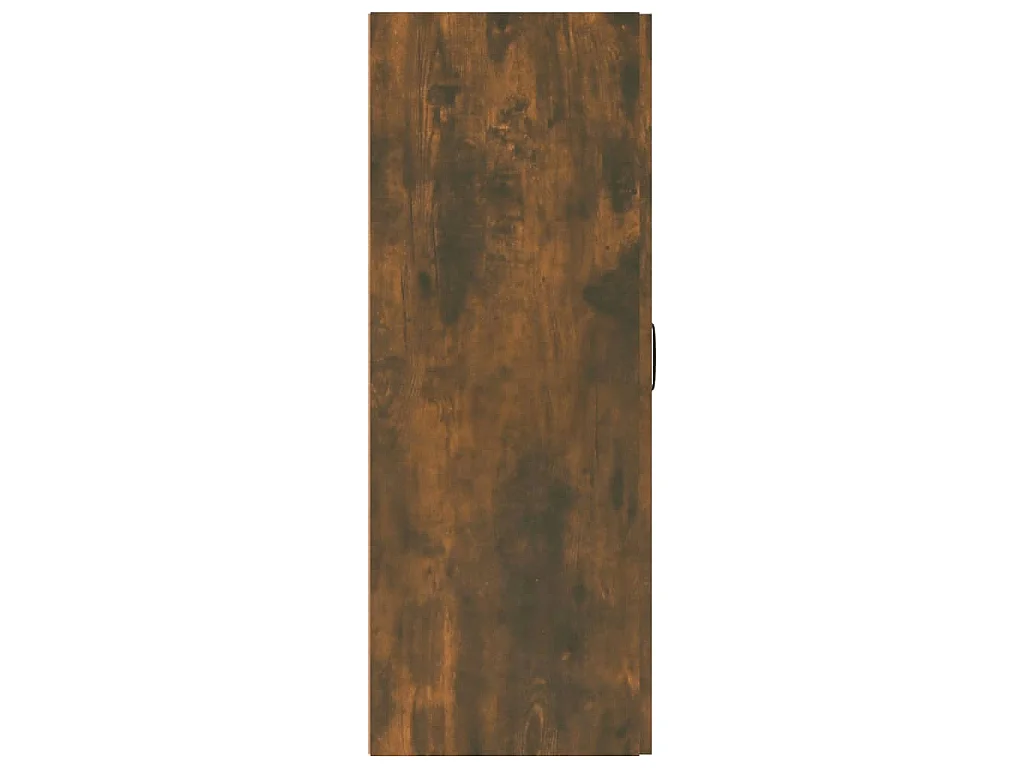 Hangkast 69,5x34x90 cm bewerkt hout gerookt eikenkleurig