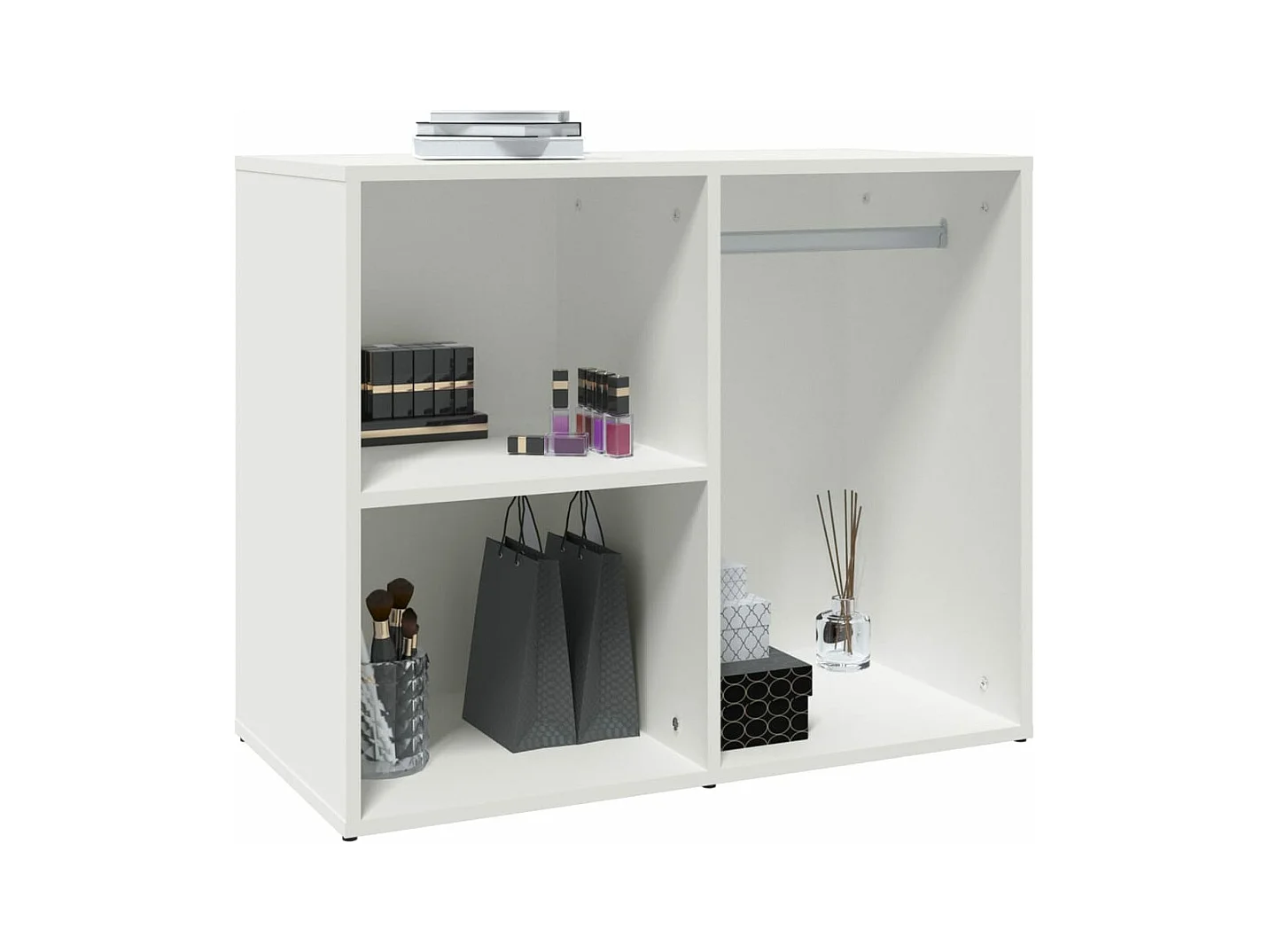 Armoire de dressing Blanc 80x40x65 cm Bois d'ingénierie