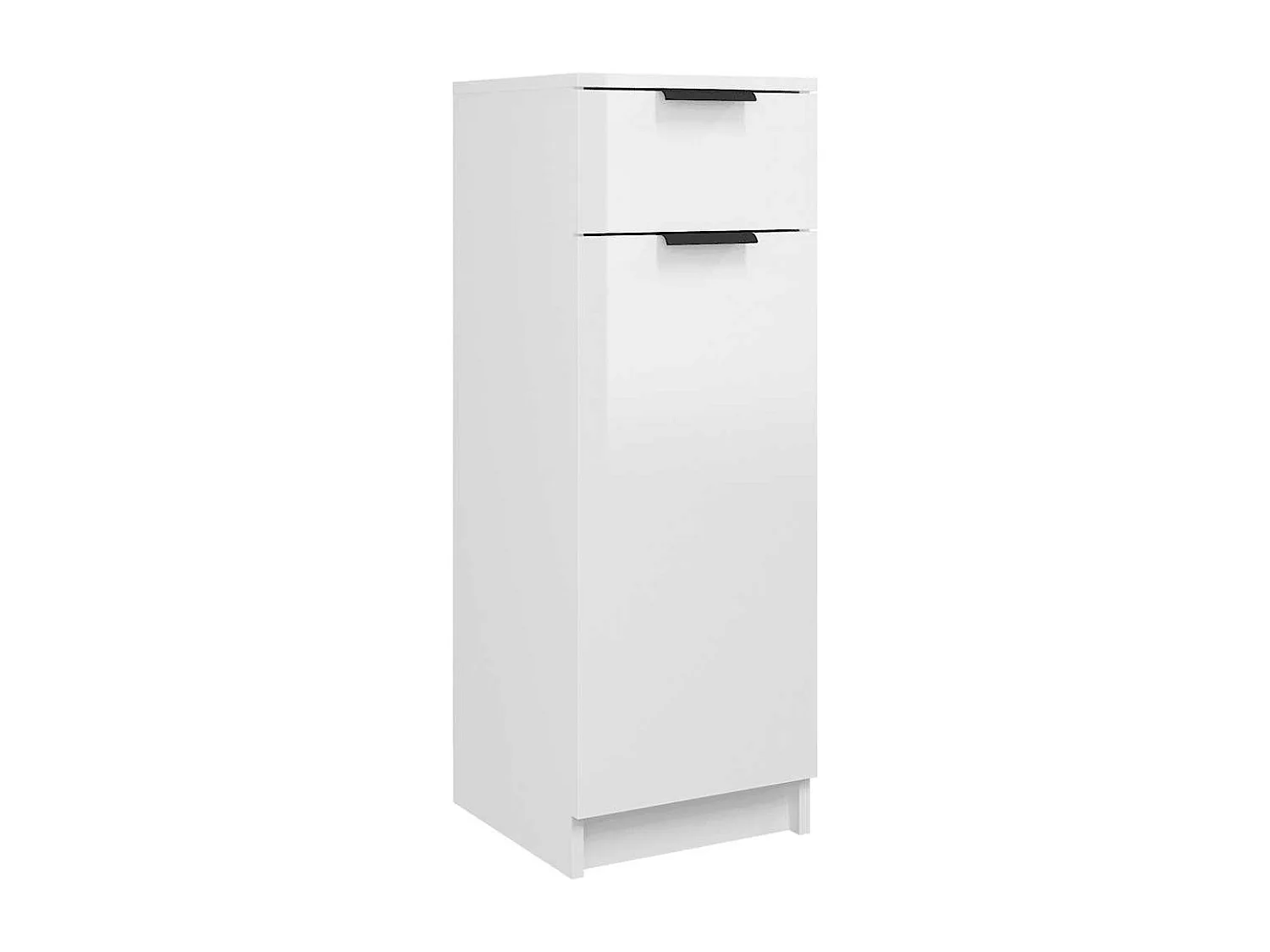 Armário casa 32x33,5x90 cm derivados de madeira branco brilhante