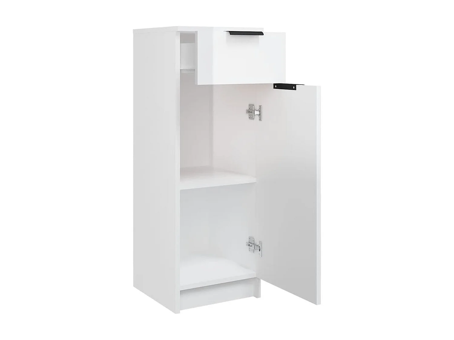 Armário casa 32x33,5x90 cm derivados de madeira branco brilhante