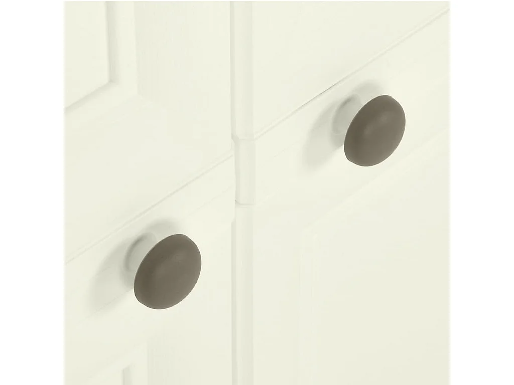 Armoire plastique 79x43x85,5 cm design bois glace à la vanille