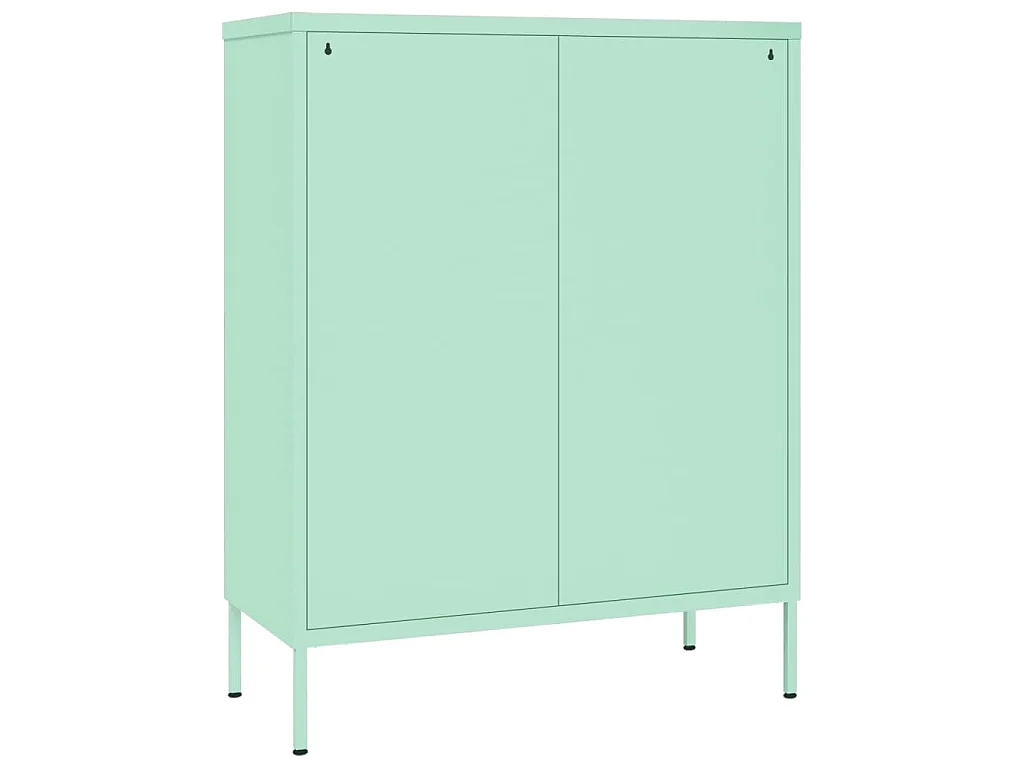 Cassettiera Menta 80x35x101,5 cm in Acciaio
